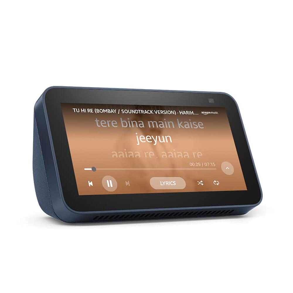 Amazon Echo Show 5 (2nd Gen) - Smart speaker with 5.5" screen, crisp sound and Alexa - Blue
